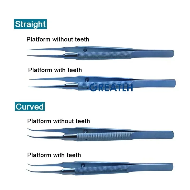 GREATLH Офтальмологические инструменты с/без коробки для стерилизации плоскогубцы