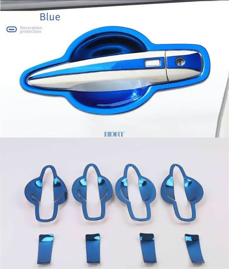 Для Nissan Altima Teana 2019 2020 углеродное волокно ABS Хромированная дверная ручка Чаша