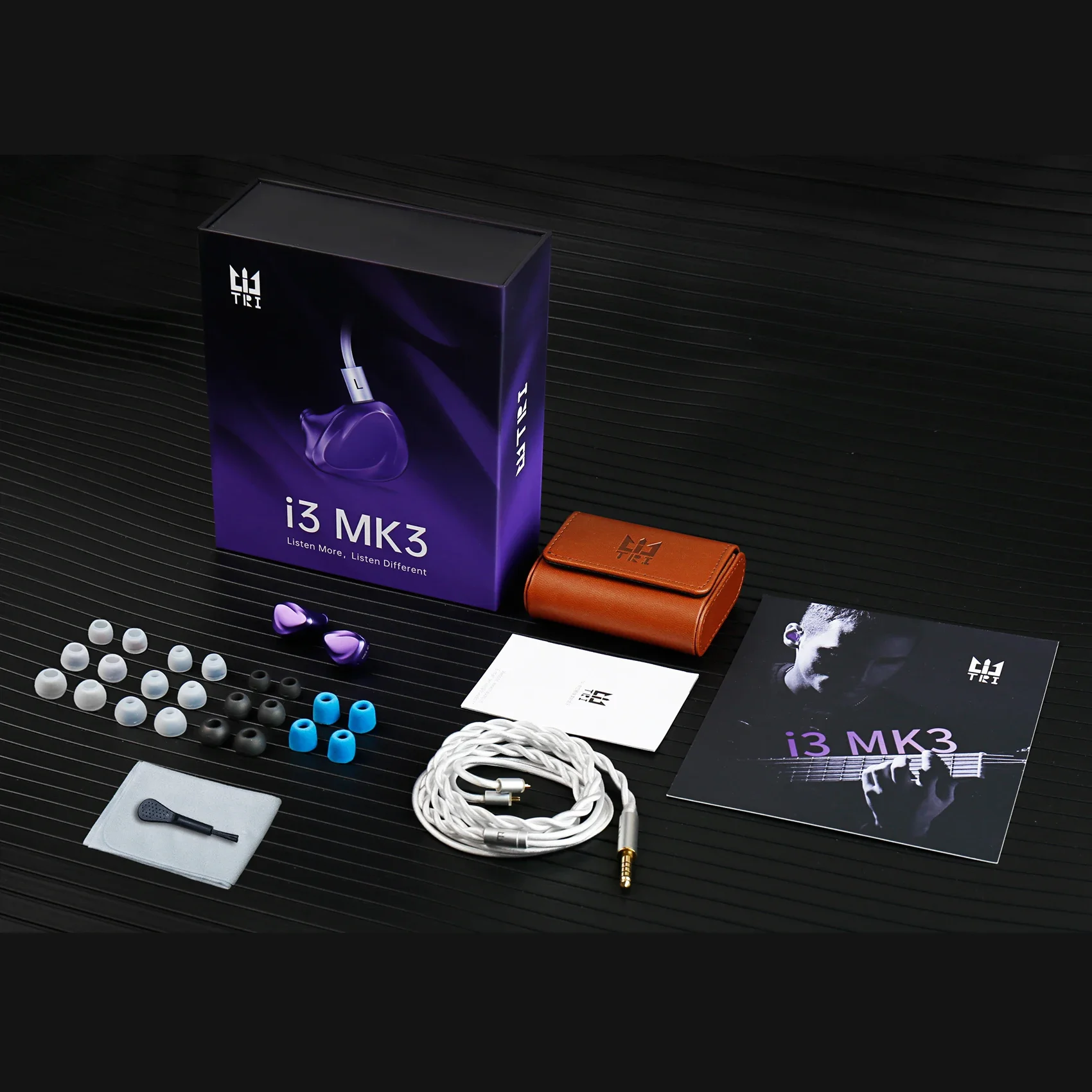 TRI I3 MK3 3rd-Gen Planar+BA+DD Гибридные флагманские наушники-вкладыши HIFI Наушники Проводные наушники высокого разрешения (art.: 3920d43ecd024) - 3920d43ecd024