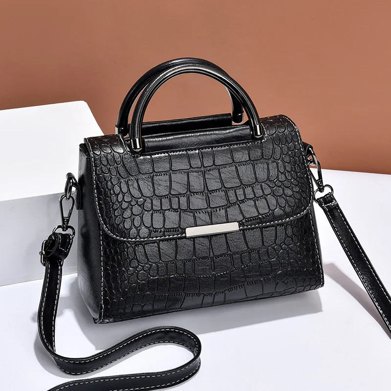 

New Crocodile Pattern Crossbody Bags for Women 2022 Shoulder Messenger Bag Lady Fashion Small Handbags Luxury Travel Totes