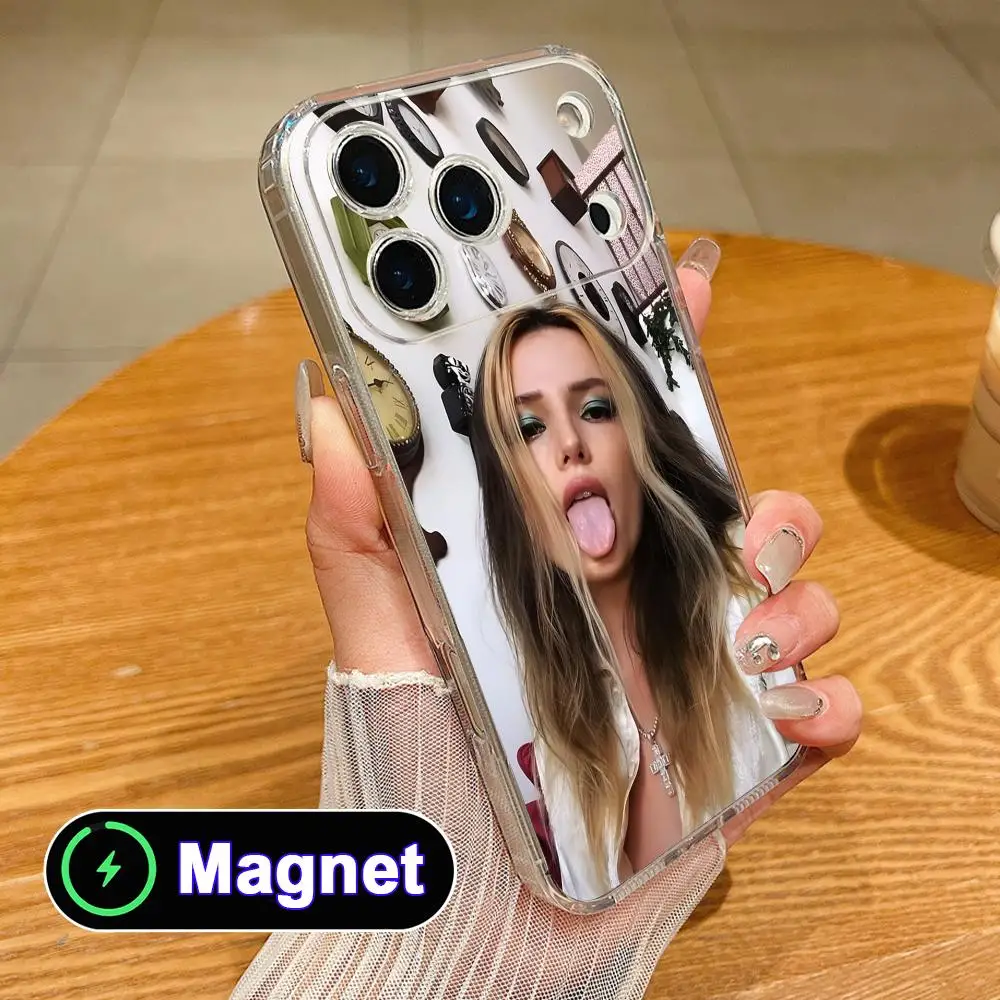 Чехол для телефона Bella Thorne для iPhone 18 17 16 15 14 13 12 11 Air Pro Max Plus Mini, мягкий прозрачный чехол из ТПУ с магнитом (art.: 3920dd30bcce9) - 3920dd30bcce9