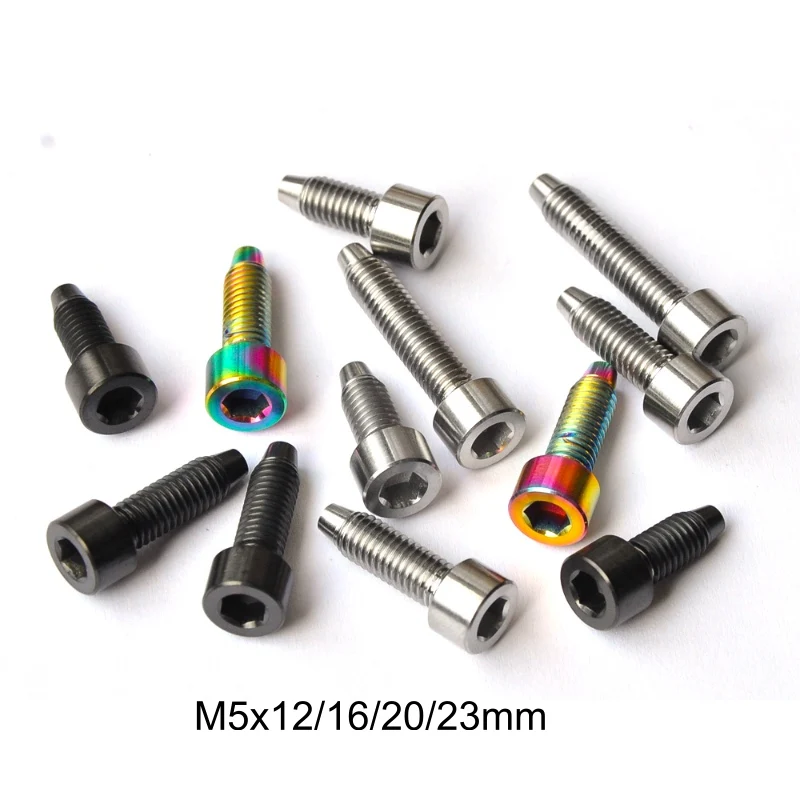 Шестигранные Болты С Титановым стержнем Ti 1 шт. M5x12/16/20/23 мм крепеж винта для