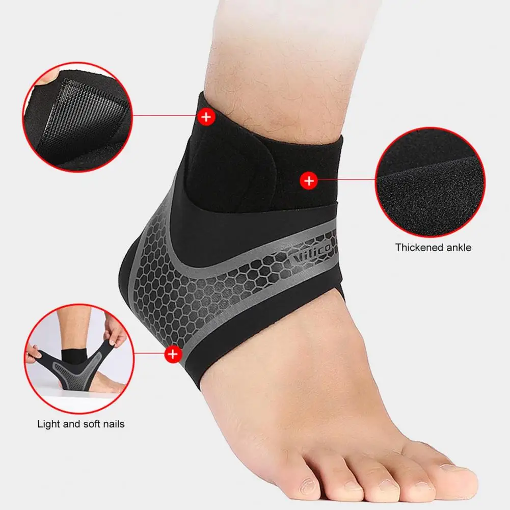 

Ankle Brace with Fastener Tape Breathable Sweat Absorption Elastic Injury Recovery Ankle Compression Support Strap