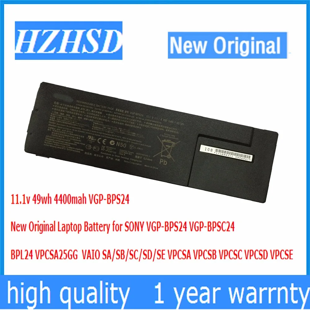 Новый оригинальный аккумулятор для ноутбука SONY VGP-BPS24 BPL24 VPCSA25GG VAIO SA/SB/SC/SD/SE VPCSA, 11,1 В, 49 Вт/ч, 4400 мАч