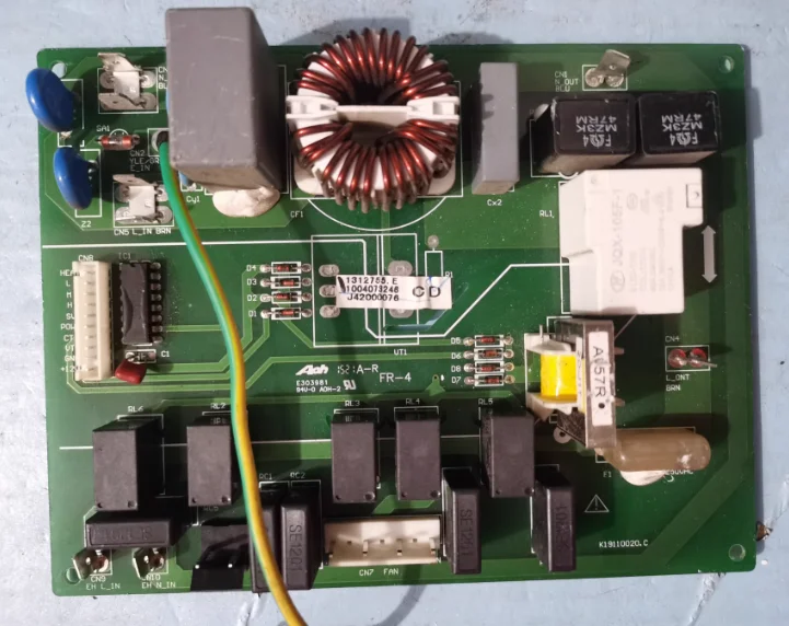 

1pc used Air conditioner filter board 1312755. EK19110020.C 1001684183