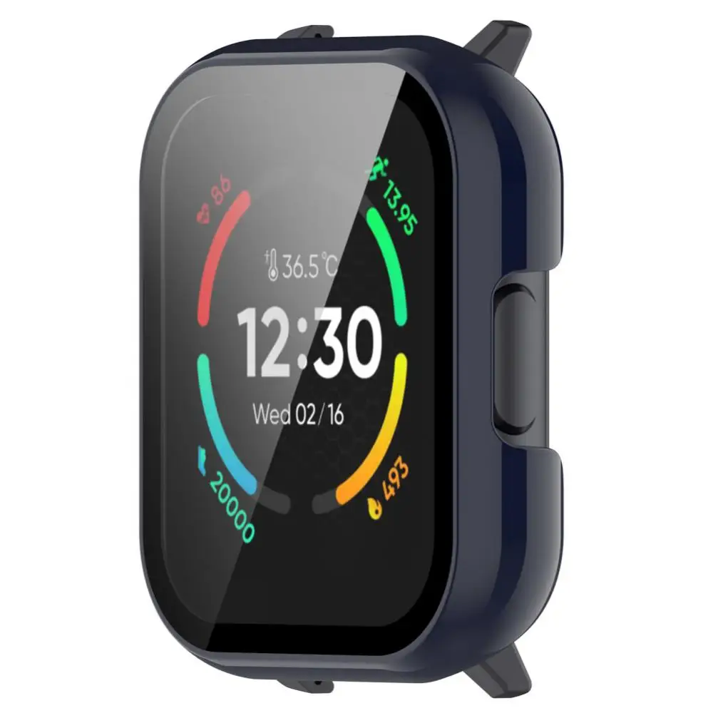 

Anti-scratch Protector Case Watch Cover Bumper Shell For Realme Techlife Watch S100/sz100 Pc Watch Case Universal Tpu Screen