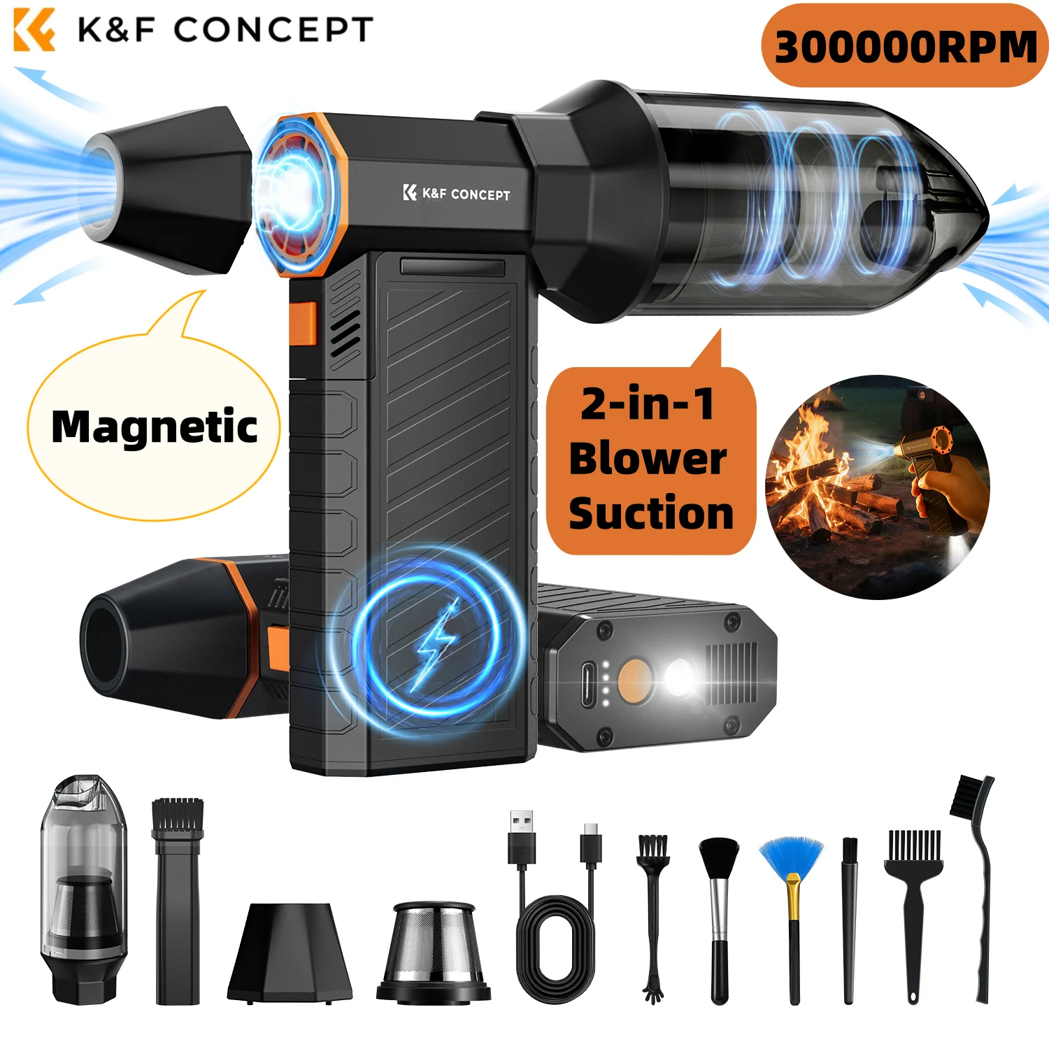 

Воздуходувка K&F CONCEPT 3 Gear