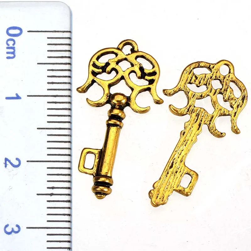 70 шт. очаровательные браслеты ручной работы винтажные позолоченные