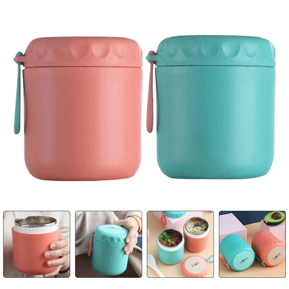 

Soup Mugjar Cup Container Insulated Lunch Sealed Thermal Cerealstorage Airtight Beverage Coffee Mugs Tumbler Practicallid Box