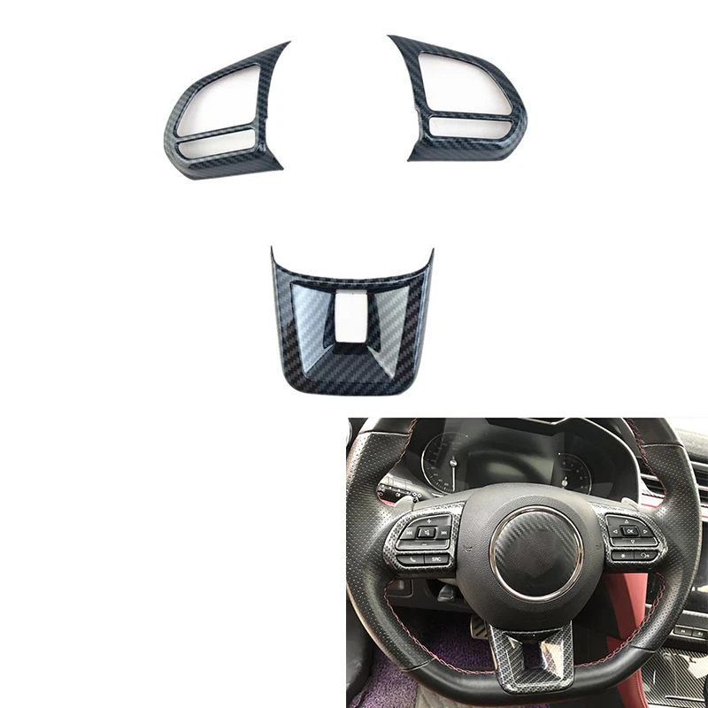 

Наклейка на Автомобильное рулевое колесо 3 шт./компл. ABS, украшение интерьера для MG5 MG6 MG HS ZS, автостайлинг