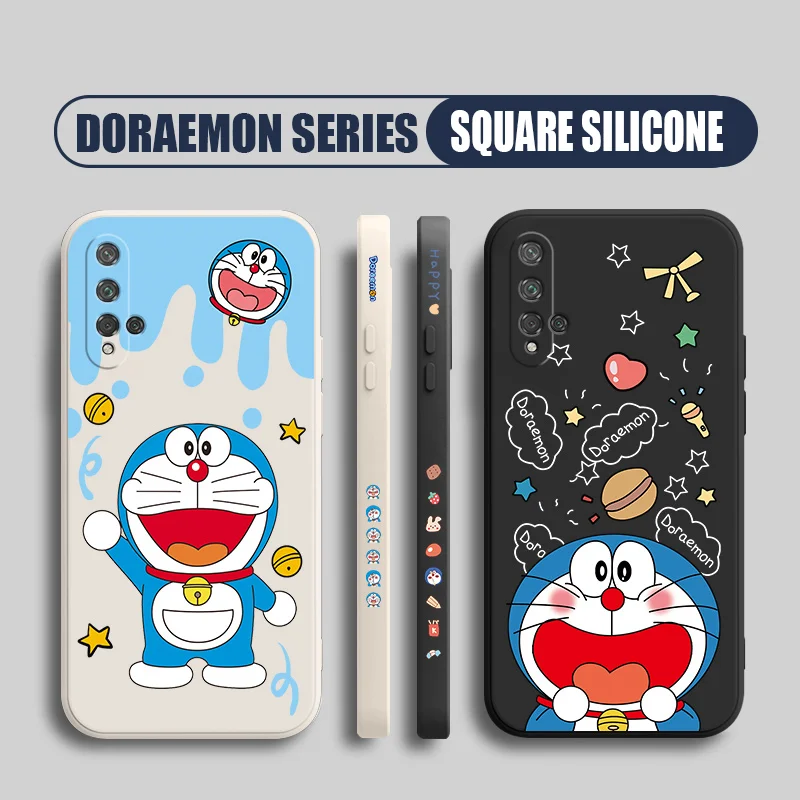 Мягкий чехол Doraemon для Huawei Honor 60 Pro 50 SE 30 Lite 20 20i 10i 10X 9S 9X V40 V30 X20 X10 5G Y7P Y7 Y6 Prime 2019 2020 -