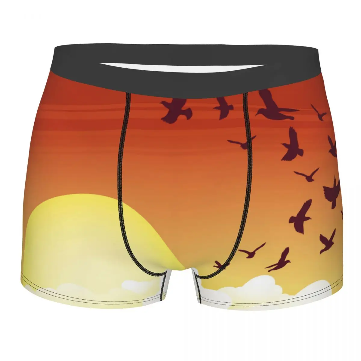 

Men's Underwear Underpants Flying Bird Men Boxer Shorts Elastic Male Panties