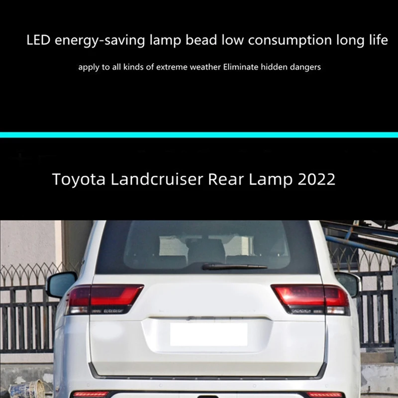 

2 шт., задний бампер для Toyota Land Cruiser LC300 2022