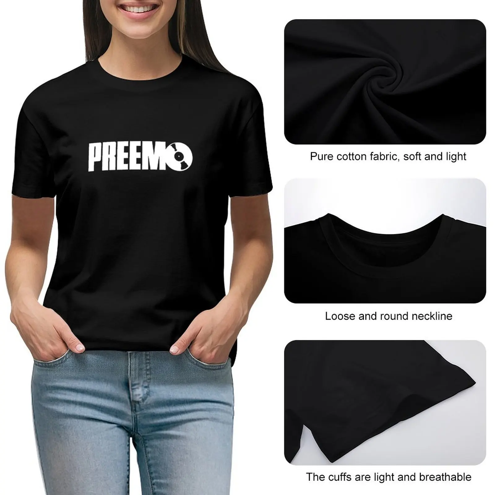 Футболка gang starr-PREEMO милая одежда с рисунком из аниме женское платье-футболка