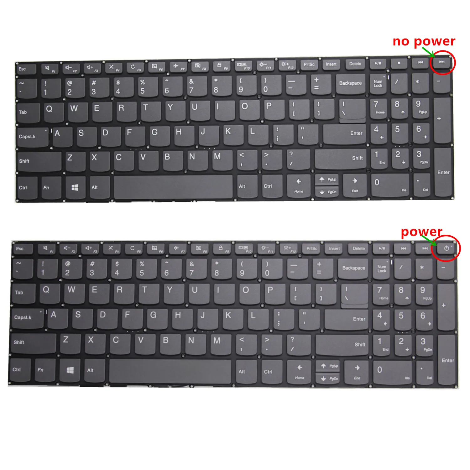 

New US Keyboard For Lenovo ideapad 320-15 520-15 330c-15 V15-IWL S145-15 7000-15 330-15 330-17 V330-15 330S-15IKB Laptop English
