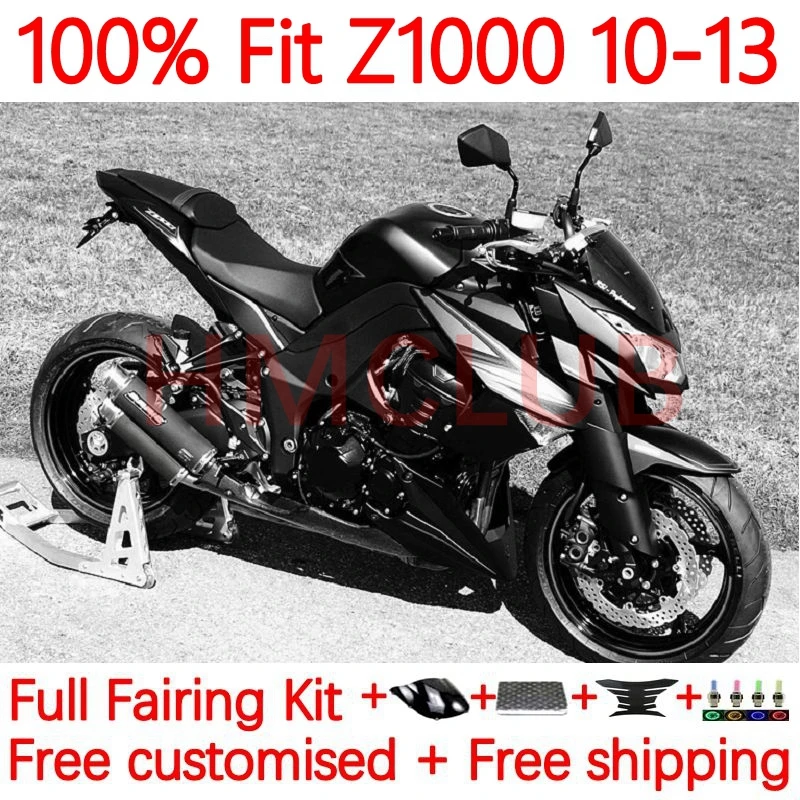 

Инъекционный корпус для KAWASAKI NINJA Z1000SX Z 1000 Z1000 2010 2011 2012 Z-1000 10 11 12 13 OEM обтекатель 20No.58 матовый цвет