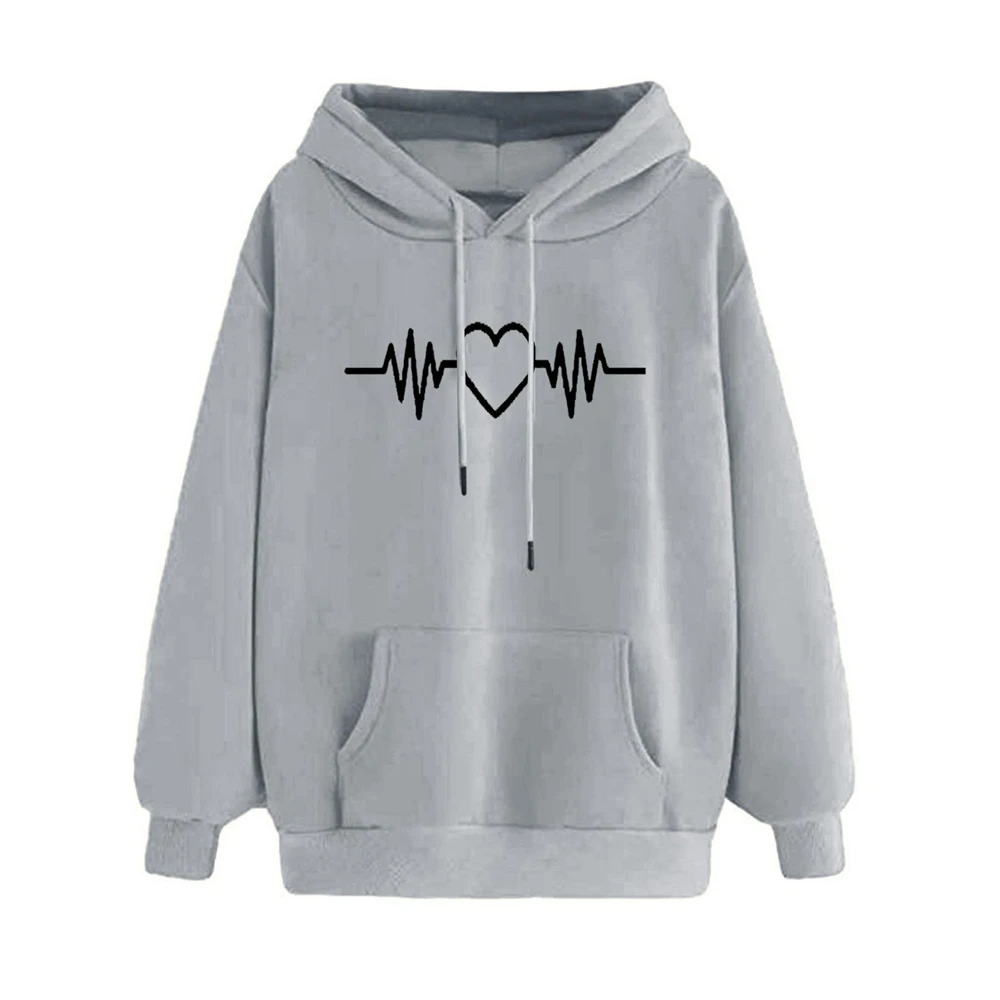 

Kpop Thick Loose Hip Hop Lover Printe Private Hoodie Winter Plus Fleece Sweatshirt Oversize Harajuku Sports Outfit Women