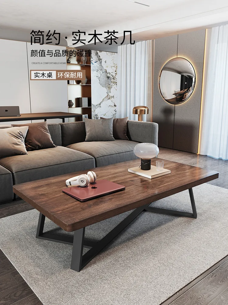 2024 Новый журнальный столик из деревянных плит большая плита натурального