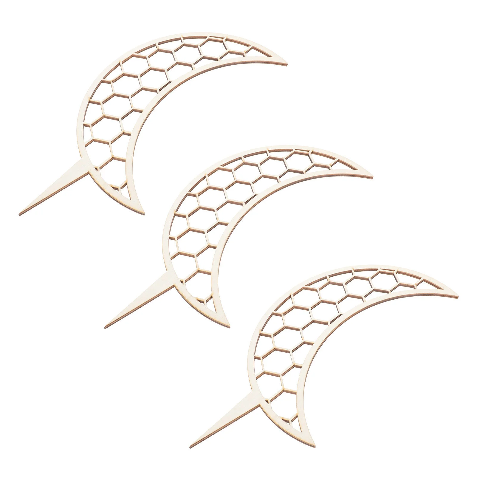 

3 Pcs Vegetable Rack Wooden Trellis Garden Climbing Plants Indoor Pot Supplies Support Metal Decorate Vine Stand