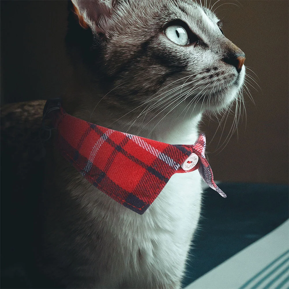 

2 Pcs Tiny Dog Collar Adjustable Cat Decorative Adorn Kitten Pet Accessory Gift
