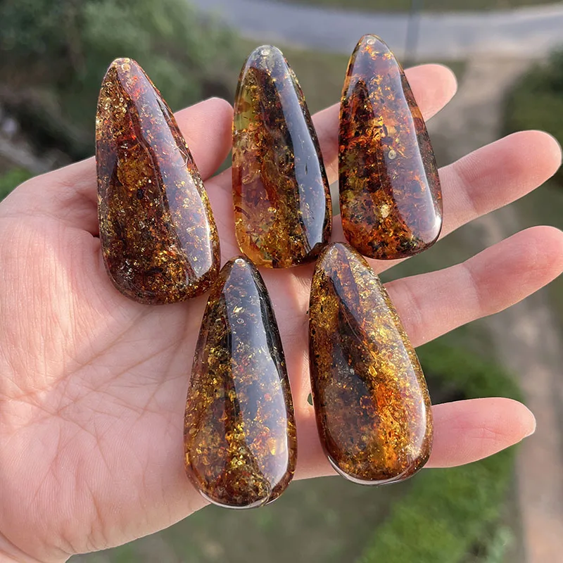 100% натуральный бурштиновый кулон Piebald натуральное уникальное ожерелье Chian дизайн