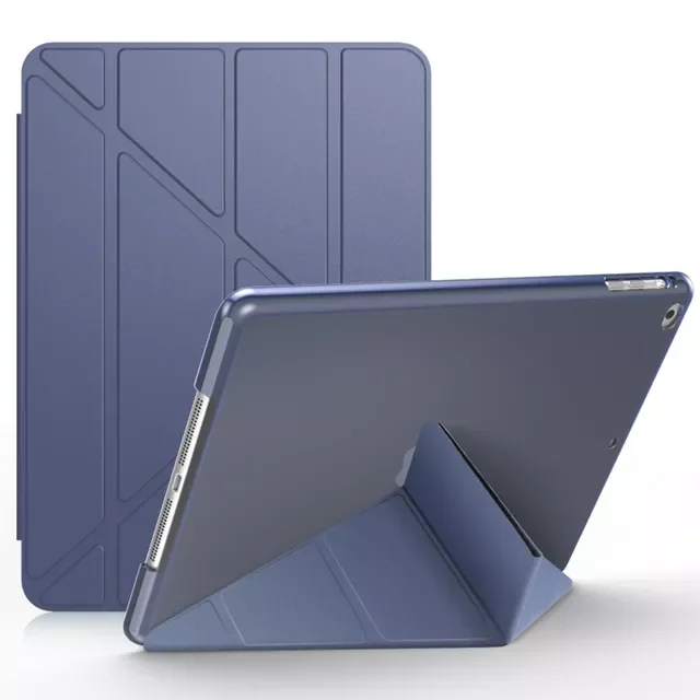 

For iPad 10”2 2021 Case PU Leather Multi-Fold Stand Tablet Cover For iPad 2020 2019 Case 7 8 9 Generation