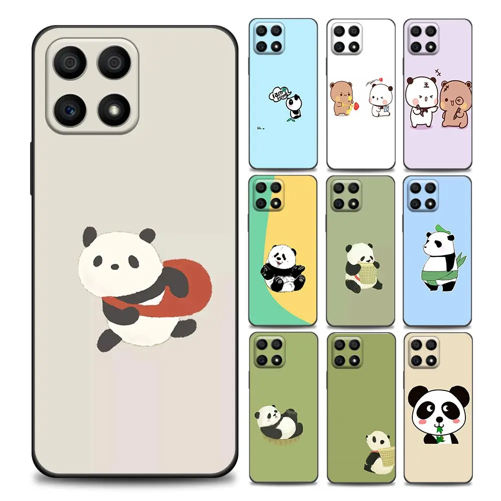 

Cute Cartoon Bears Grizzly Panda Phone Case for Honor 8X 9S 9A 9C 9X Lite 9A 50 10 20 30 Pro 30i 20S(6.15) Soft Silicone