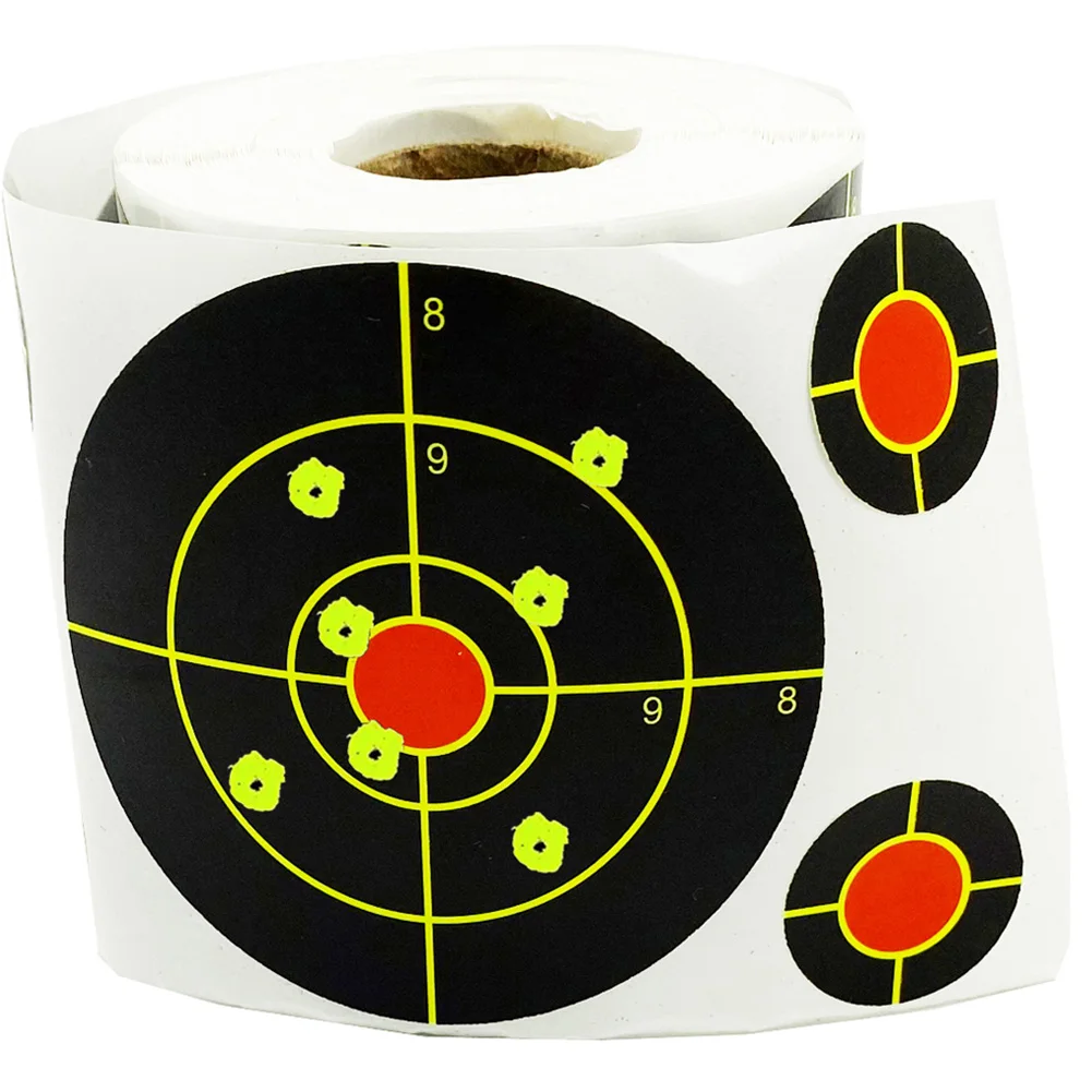 

200pcs/Roll Splatter Targets 3 Inch Self Adhesive Reactive Paper Target Stickers For Airsoft Air Rifles Shotguns Training