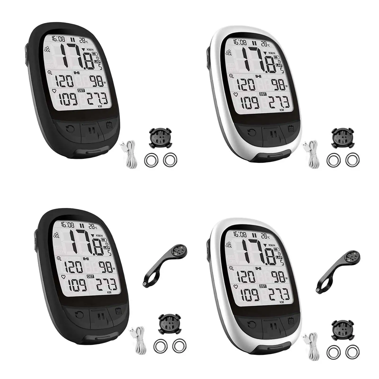 

Bike GPS Computer BT4.0 ANT GPS Navigation 2.4 inch LCD Display Stopwatch Waterproof Cycle Computer Bicycle Speedometer Odometer