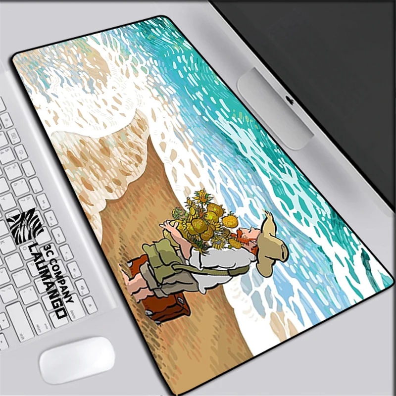 

Xxl Mouse Pad Gamer Van Gogh Mausepad Gaming Laptops Deskmat Rubber Mat Pc Accessories Mousepad Mats Keyboard Cabinet Mause Pads