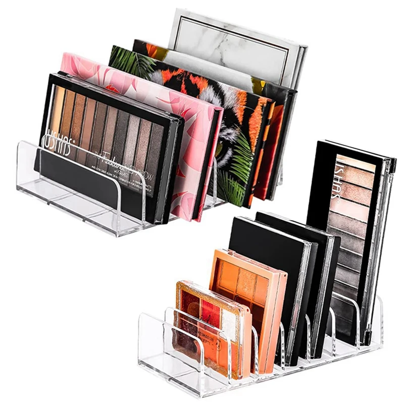 

Палитра для макияжа, 2 шт., органайзер для косметики, водонепроницаемый органайзер для теней для век, палитра для макияжа глаз, 7 секций