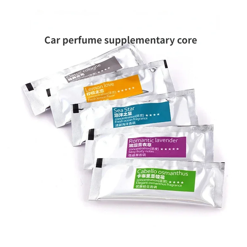 

2pcs Car air outlet aromatherapy stick car perfume supplement core solid aromatherapy cream mosquito stick