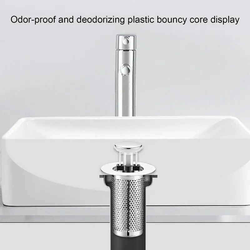 Сливные волосы для ванной комнаты вертикальная кухонная раковина фильтр из