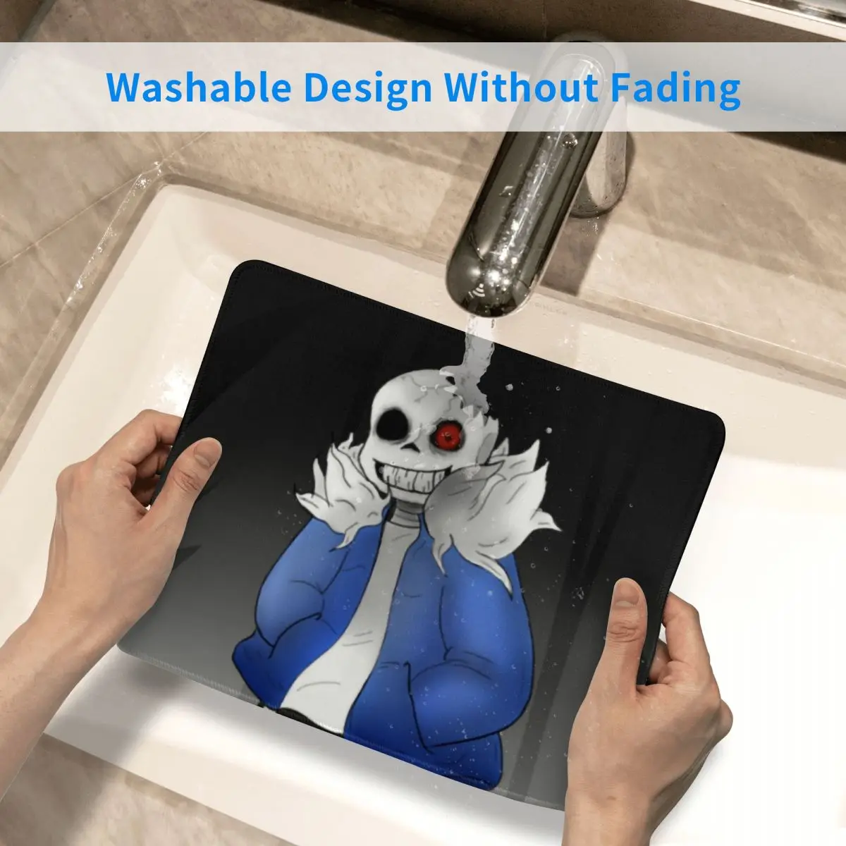 Коврик для мыши Undertale с резиновой основой противоскользящий игровой коврик