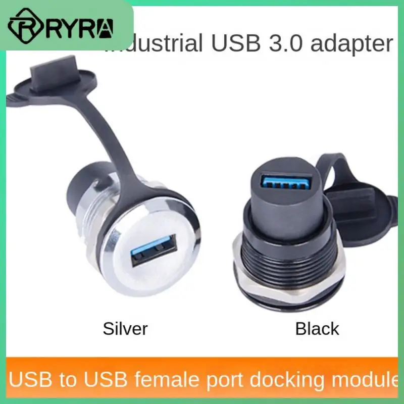 

Usb3.0 Module Docking Socket 1 Pcs Fixed Panel Mounting Base Circular Usb 3.0 Female Connector High Quality Tools And Gadgets