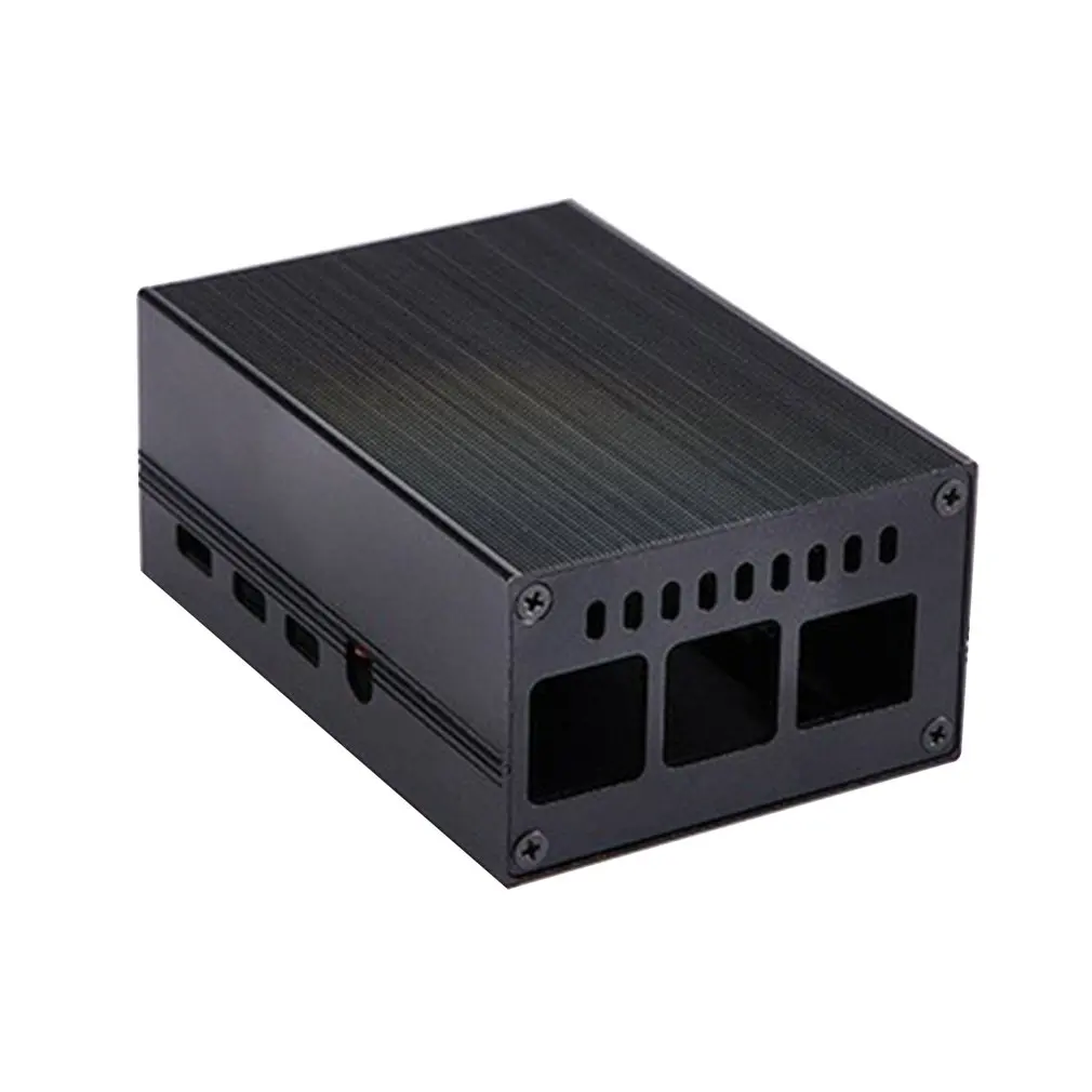 

For Raspberry Pi 4 Armature Aluminum Alloy Case/ Passive Cooling Shell Metal Enclosure Heat Dissipation for Pi 4 Mainboard Shell