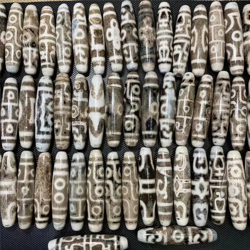 

YD24 New Arrival 50pcs/lot 14*58mm White Calcification Complete Patterns Old Color for Pendant and Necklace