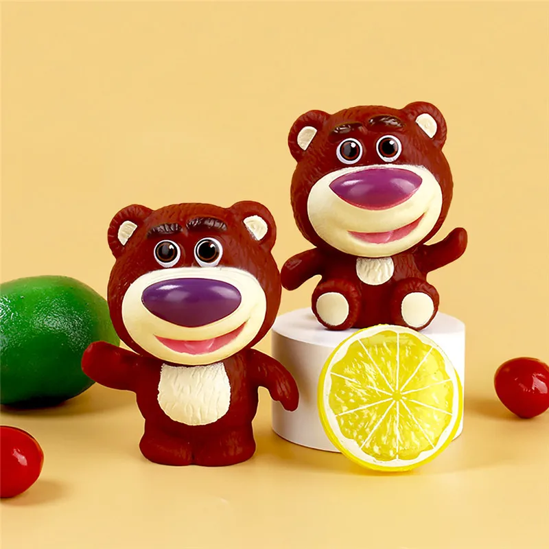 

2pcs Disney Toy Story 3 Figures Cute Vinyl Lotso Bear Action Figurines Kids Toys Dolls Cake Car Decor Ornaments Collection Model