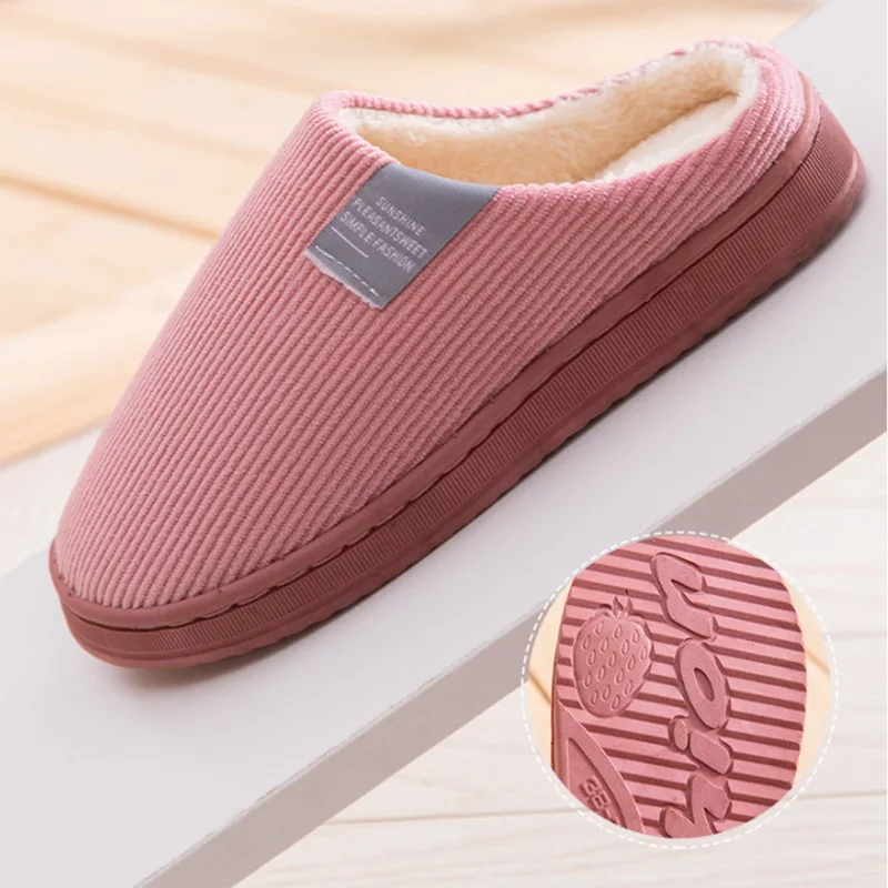 

Зимние домашние напольные туфли унисекс с мультяшным котом, Нескользящие мягкие зимние тапочки для спальни и пары