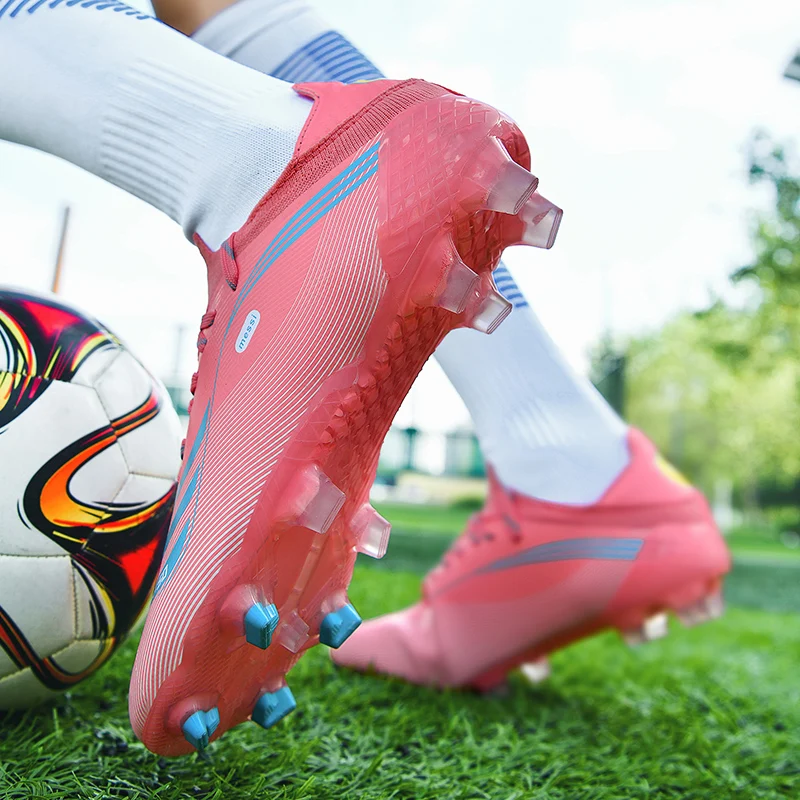 Men's Football Shoes Non-Slip Shoes Professional Training TF/FG Futsal Football Shoes Sports Children's Grass Football Sneakers