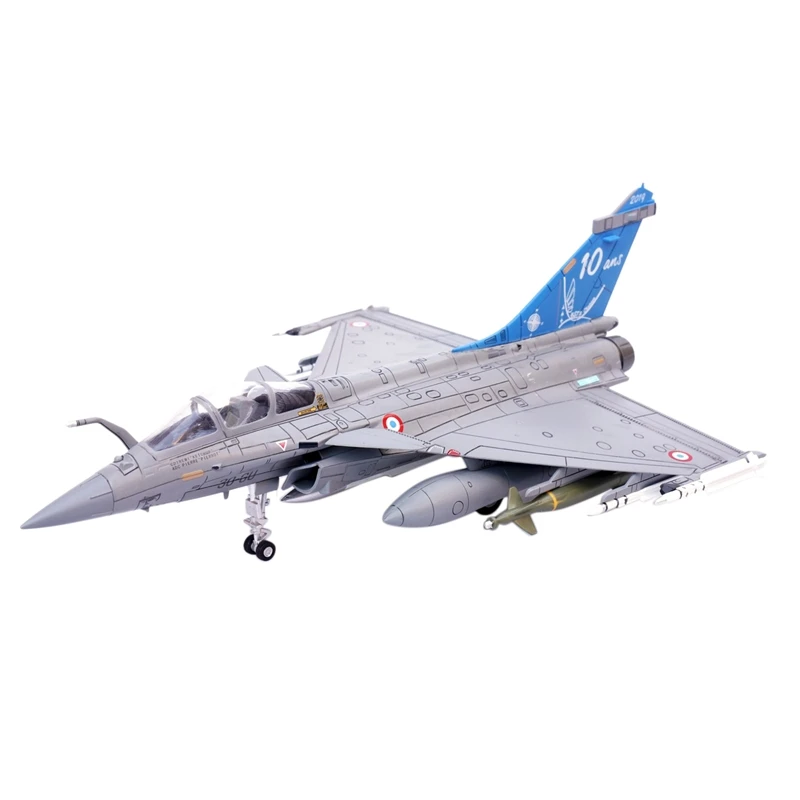 

1/72 Scale Die Casting Model French Air Force Alloy Rafale C Type E10 Anniversary Fighter Static Model Adult Toy Gift