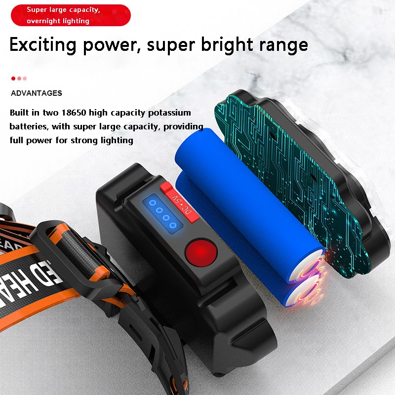 Мотоциклетные фонари восемь ядер мощные фары перезаряжаемые длинный луч ультра