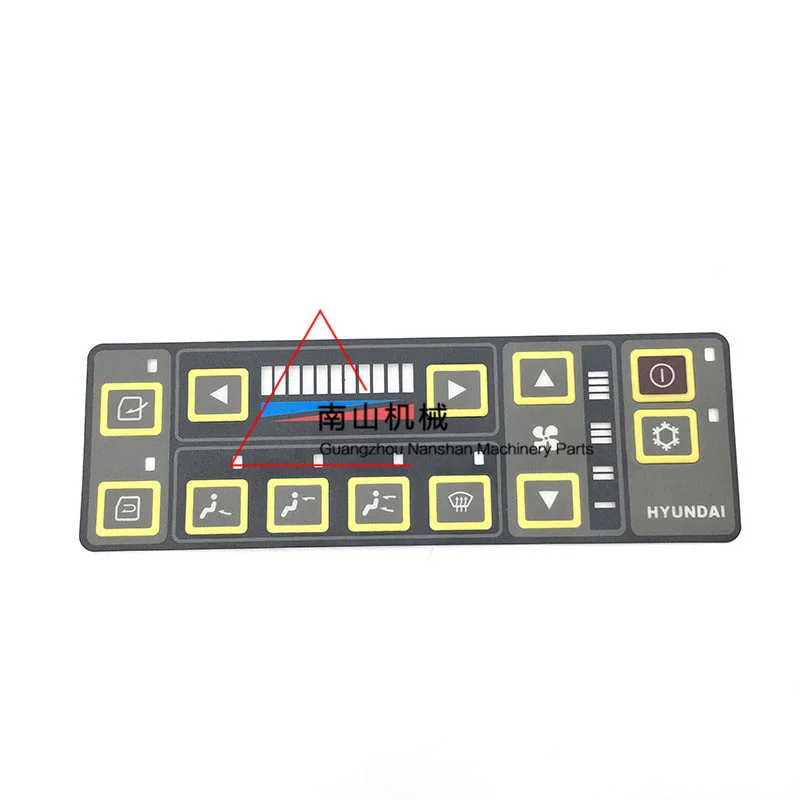Для Hyundai R200 215 225 265 335 455-7 наклейка на панель кондиционирования воздуха Ручка