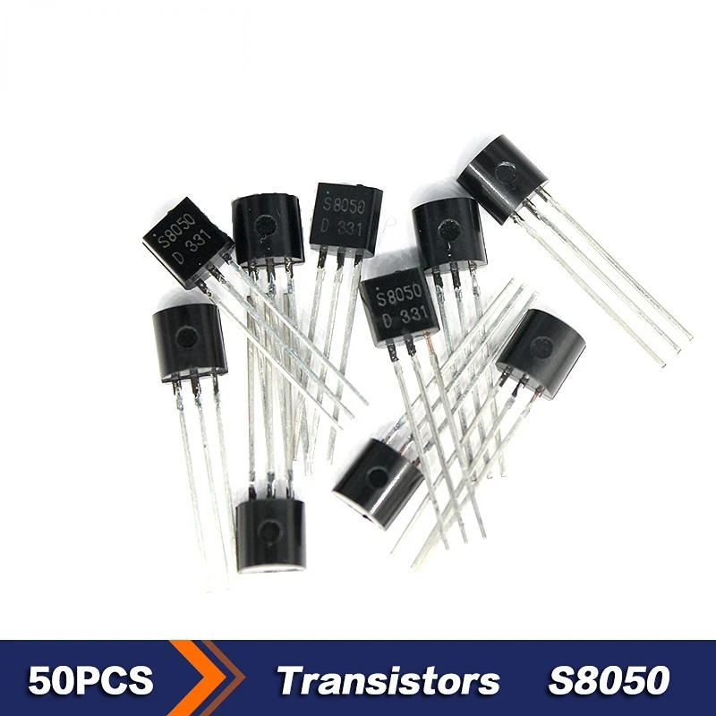

50pcs/lot S8050 NPN Transistors 30V 500MA TO-92 New original Transistor