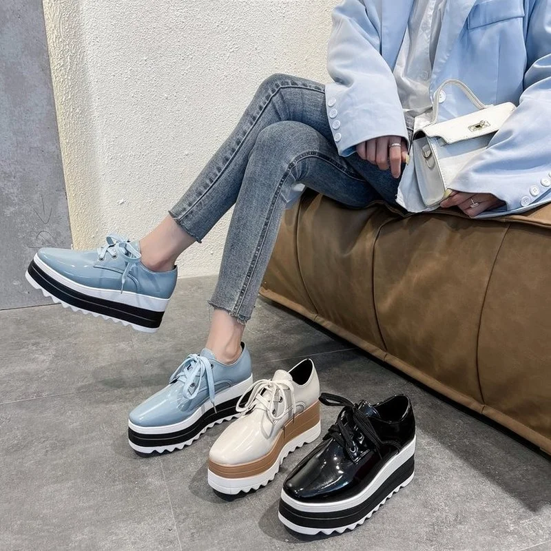 

Spring New Ladies Flat Platform Shoes Slip On Ladies Casual Shoes Ladies Platform Sneakers women shoes