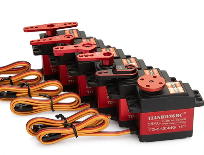 Водонепроницаемый цифровой сервопривод с металлическим редуктором и высоким крутящим моментом 180/360 градусов для радиоуправляемого автомобиля модели автомобиля