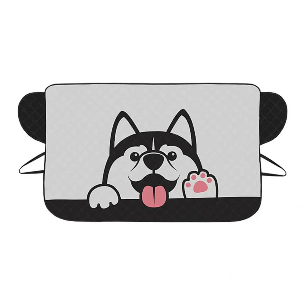 

Car Sunshade Cute Winter Security Design For Winter Visor Thermolytic Sun Husky For Winter
