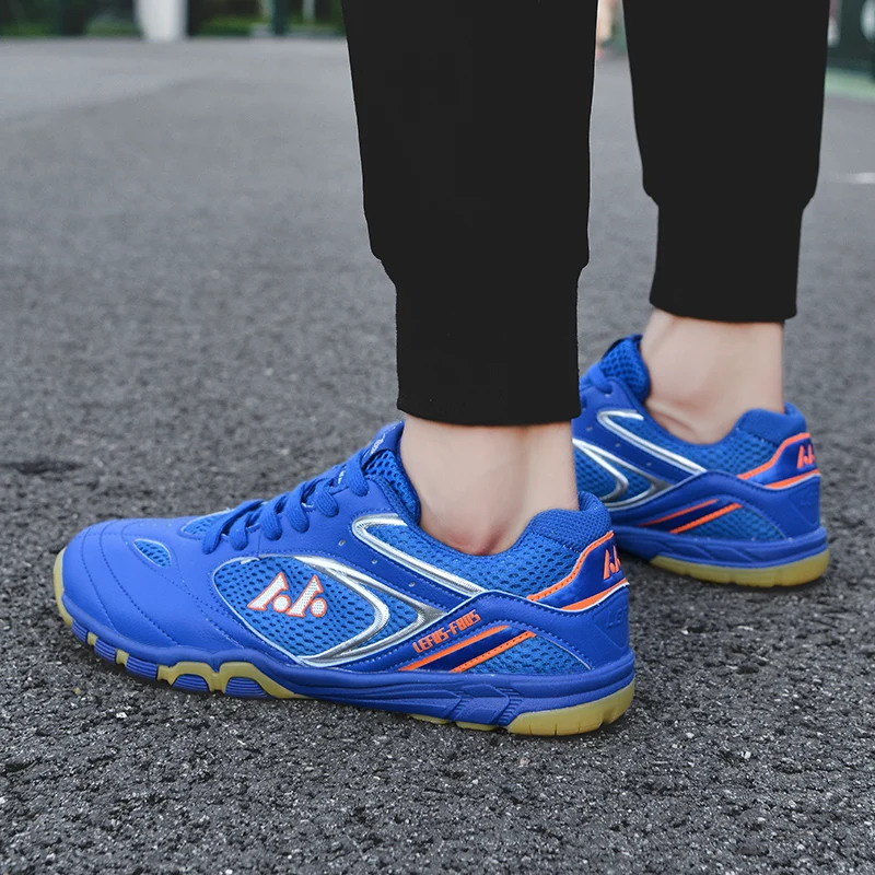 Badminton Shoes Men Women Mesh Table Tennis Shoes Non-Slip Women Badminton Comfortable Tennis Sneakers