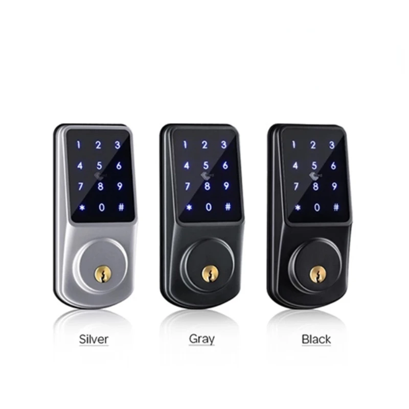 

keyless Smart Door Lock, Keypad Smart Deadbolt Lock, TUYA App Remotely, Handle Free Reversible