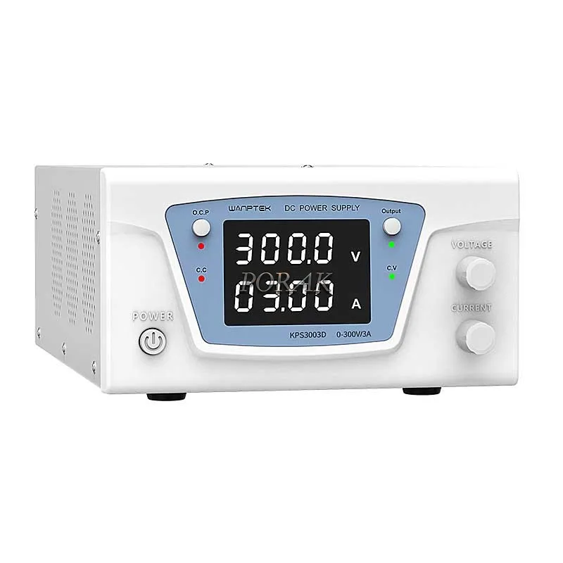 300V 3A KPS3003D 220V Прецизионный переменный регулируемый источник питания постоянного тока с цифровым регулированием для лабораторной разработки и производства. Определение старения включено.